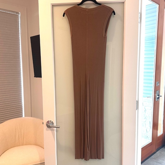 Enza Costa Silk Blend Ribbed Tank Dress NWOT - Picture 3 of 7